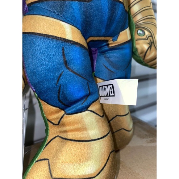 THANOS & HULK 2in1 Marvel Half Ems 18" Tall /Double Sided Plush Toy New W/Tags - Picture 5 of 6